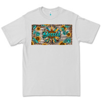 Dove Grey Blessed With Sunflower And Gemstone Premium Tee - RanaPortraitStore
