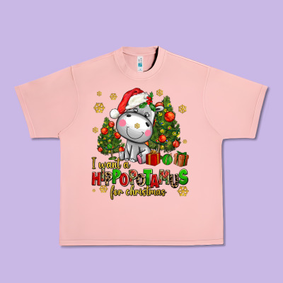 I Want A Hippopotamus For Christmas Urban Heavy Tee Designed By Adodesignshop