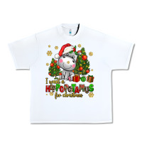 White i want a hippopotamus for christmas Urban Heavy Tee - AdoDesignShop