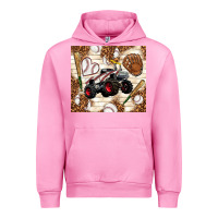 Fuchsia Pink baseball crusher Urban Hoodie - TumblerDesignByShophia