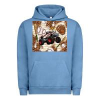 Pigment Pebble Blue baseball crusher Urban Hoodie - TumblerDesignByShophia