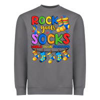 Storm rock your  world down syndrome Heavyweight Sweatshirt - Artiststas