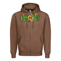Chestnut lucky st patrick s day Zipper Hoodie - MaliasSmallBusiness