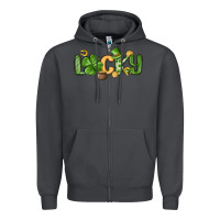 Smoke lucky st patrick s day Zipper Hoodie - MaliasSmallBusiness