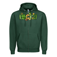 Sports Green lucky st patrick s day Zipper Hoodie - MaliasSmallBusiness