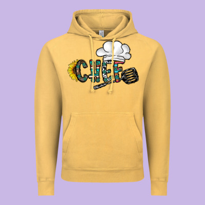 Chef Vintage Hoodie Designed By Cowhidedigitalart