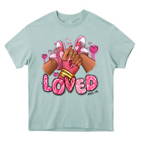 Arona loved valentine's day afro girl sneakers Heavy Core Tee - RanaPortraitStore