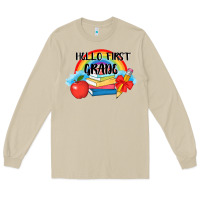 Mushroom back to school hello first grade 3200x2400 Long Sleeve Tee - AdoDesignShop