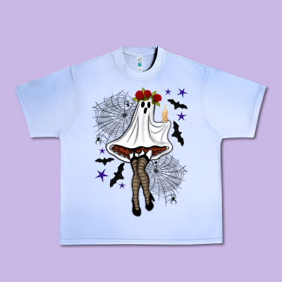 Freak Ghost Halloween Urban Heavy Tee Designed By Bundleandbundleshop