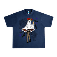 Navy freak ghost halloween Urban Heavy Tee - BundleAndBundleShop