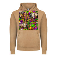Vintage Camel mardi gras leopard horse seamless pattern Vintage Hoodie - FaDigitalArtStudio