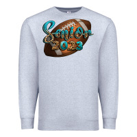 Heather Grey american football senior 2023 Premium Sweatshirt - BundleAndBundleShop