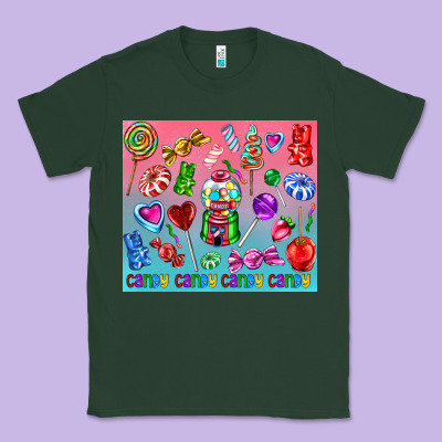 Candy Classic Tee Designed By Adodesignshop