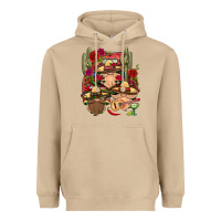 Mushroom Mexican Gnomies Truck Heavyweight Hoodie - BundleAndBundleShop