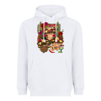 White Mexican Gnomies Truck Heavyweight Hoodie - BundleAndBundleShop