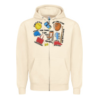 Sandshell softball mom Zipper Hoodie - MaliasSmallBusiness