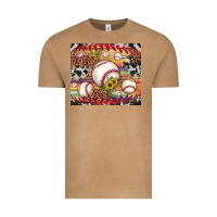 Vintage Camel baseball leopard cowhide sunflower Vintage Tee - JahusDesignShop