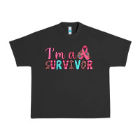 Pigment Black i'm a survivor Urban Heavy Tee - JahusDesignShop