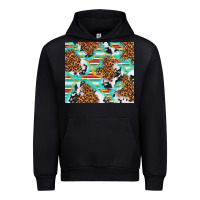 Black serape cowhide and leopard with glitter Urban Hoodie - TumblerDesignByShophia