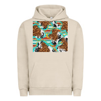 Pigment French Oak serape cowhide and leopard with glitter Urban Hoodie - TumblerDesignByShophia