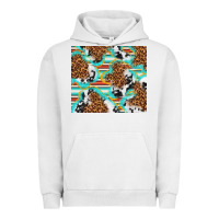 Pigment Lunar Rock serape cowhide and leopard with glitter Urban Hoodie - TumblerDesignByShophia