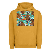 Pigment Peanut Butter serape cowhide and leopard with glitter Urban Hoodie - TumblerDesignByShophia