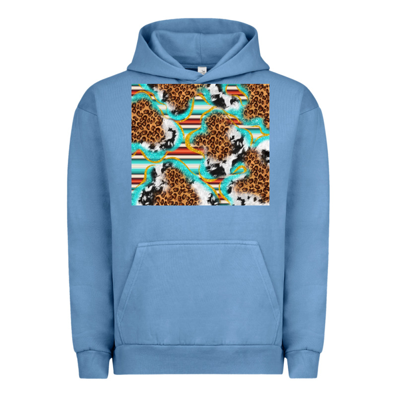 Serape Cowhide And Leopard With Glitter Urban Hoodie by TumblerDesignByShophia | Teevron