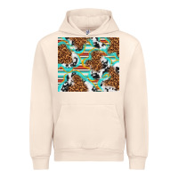 Sandshell serape cowhide and leopard with glitter Urban Hoodie - TumblerDesignByShophia
