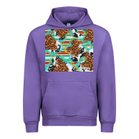 Tulip serape cowhide and leopard with glitter Urban Hoodie - TumblerDesignByShophia