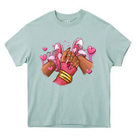 Arona valentines day afro girl sneakers Heavy Core Tee - RanaPortraitStore