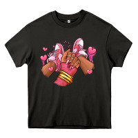 Asphalt valentines day afro girl sneakers Heavy Core Tee - RanaPortraitStore