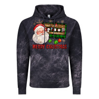 Cloud Black Merry christmas santa cassette Vintage Hoodie - FaDigitalArtStudio
