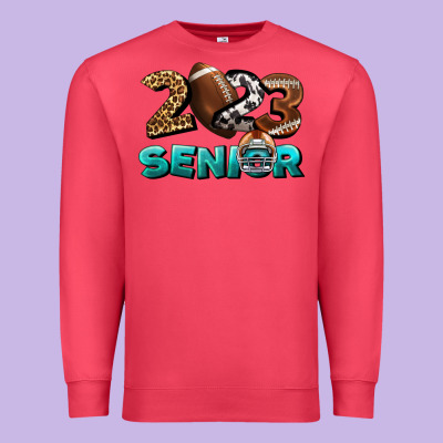 American Football Senior 2023 Premium Sweatshirt Designed By Bundleandbundleshop