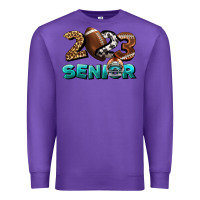 Purple American Football Senior 2023 Premium Sweatshirt - BundleAndBundleShop