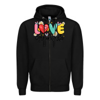 Black love grandma life Zipper Hoodie - MaliasSmallBusiness