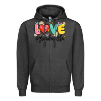 Charcoal Heather love grandma life Zipper Hoodie - MaliasSmallBusiness
