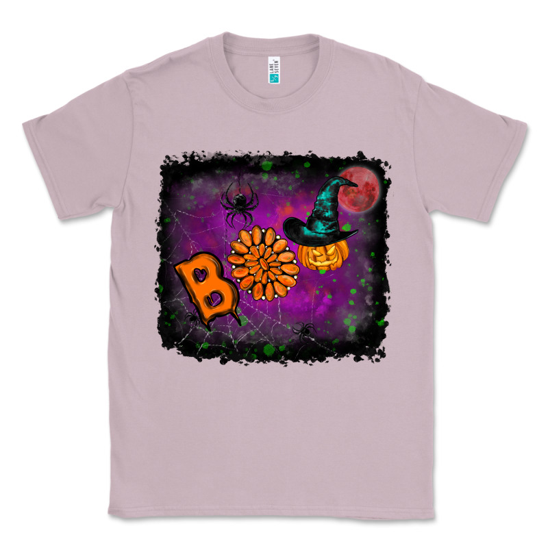 Boo Gemstone Halloween Pumpkin Classic Tee by RanaPortraitStore | Teevron
