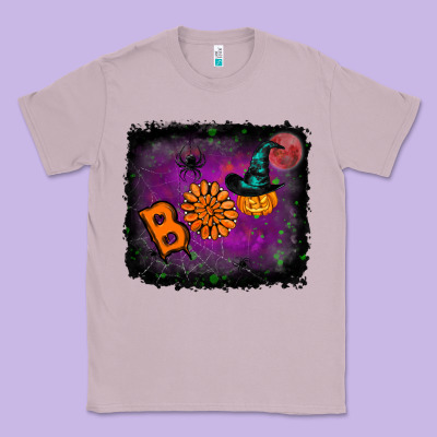 Boo Gemstone Halloween Pumpkin Classic Tee Designed By Ranaportraitstore