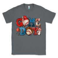 Charcoal Heather game day baseball Classic Tee - AdoDesignShop
