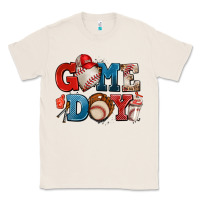 Natural game day baseball Classic Tee - AdoDesignShop