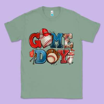 Game Day Baseball Classic Tee Designed By Adodesignshop