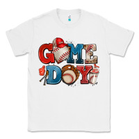 White game day baseball Classic Tee - AdoDesignShop