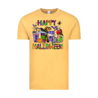 Vintage Mustard happy halloween coffee cups Vintage Tee - AdoDesignShop