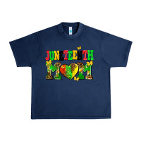 Navy juneteenth mom Urban Heavy Tee - AdoDesignShop