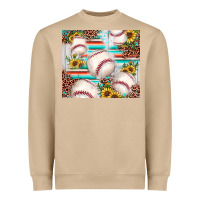Mushroom baseball leopard sunflower Heavyweight Sweatshirt - JahusDesignShop