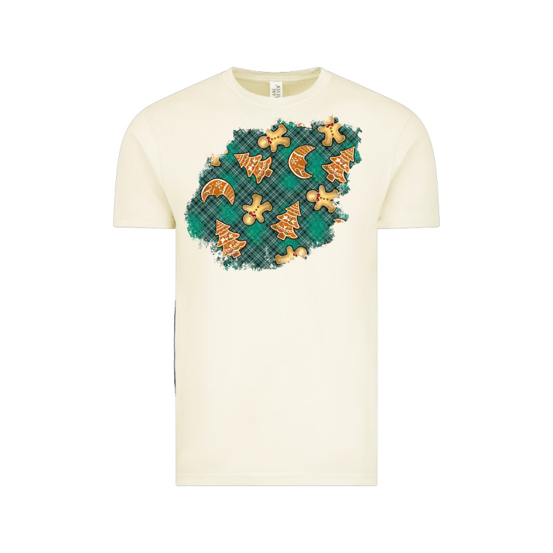 Christmas Gingerbread Cookies Patch Vintage Tee by BundleAndBundleShop | Teevron