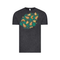 Vintage Black christmas gingerbread cookies patch Vintage Tee - BundleAndBundleShop