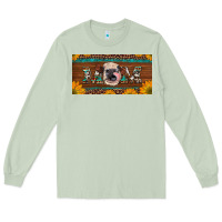 Western Heifer Mom With Sunflowers And Turquoise License Plate Long Sleeve Tee | Teevron