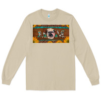 Mushroom western heifer mom with sunflowers and turquoise license plate Long Sleeve Tee - Artiststas