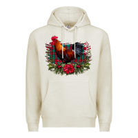 Oatmeal Heather Farm Cock Premium Hoodie - Bettercallsaul